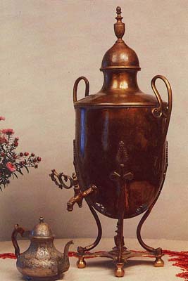 Egg-shaped samovar. Early 19th cent.