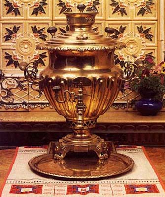 Vase-shaped samovar. Latter half of 19th cent.