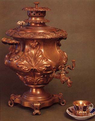 Samovar "Florentive vase". 1870.