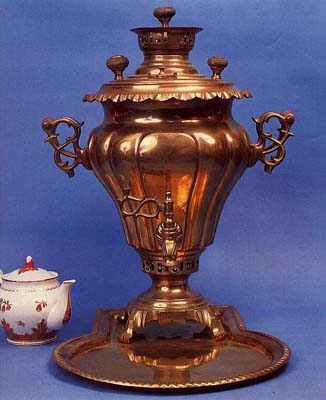 Pear-shaped samovar. The 1920's.